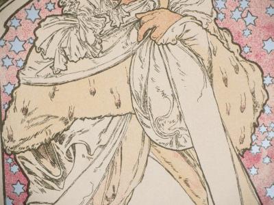 Alfons MUCHA : La Dame aux camélias (Sarah Bernhardt), 1897 - Lithographie signée 2