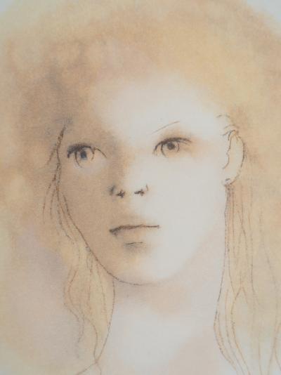 Léonor FINI : Visage de femme - Lithographie Signée 2