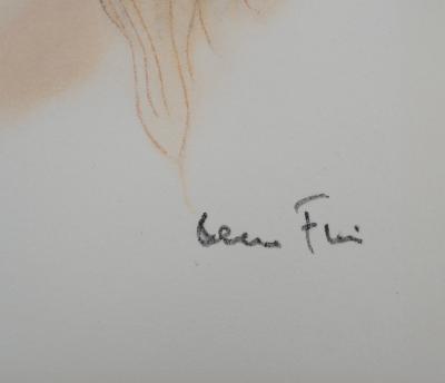 Léonor FINI : Visage de femme - Lithographie Signée 2