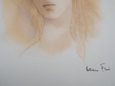 Léonor FINI : Visage de femme - Lithographie Signée 2