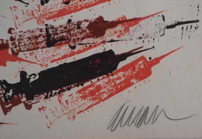 ARMAN : Hommage  à la médecine, Lithographie originale signée 2