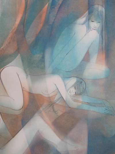 Jean-Baptiste VALADIE : Vers un repos sensuel - Aquarelle originale Signée 2