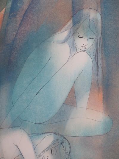 Jean-Baptiste VALADIE : Vers un repos sensuel - Aquarelle originale Signée 2