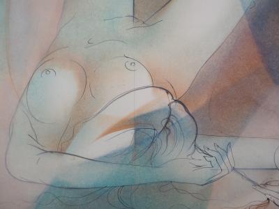 Jean-Baptiste VALADIE : Vers un repos sensuel - Aquarelle originale Signée 2