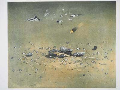 Hiroshi ASADA : Gravité - Gravure Originale Signée 2