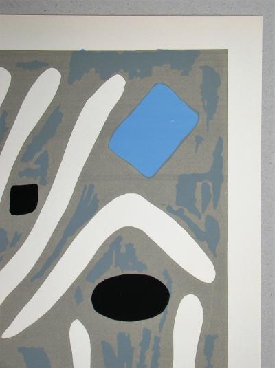 Jean MILO - Composition pour Art Abstrait, 1953 - Lithographie originale signée au crayon 2