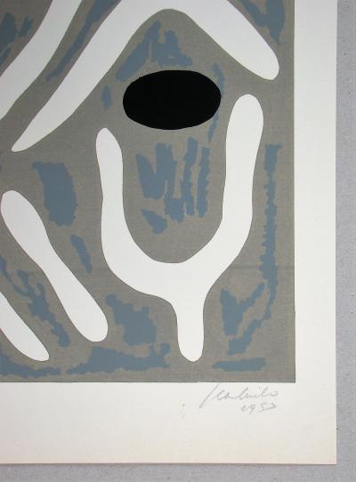 Jean MILO - Composition pour Art Abstrait, 1953 - Lithographie originale signée au crayon 2