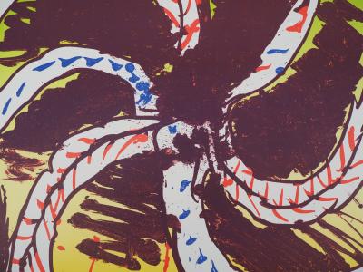 Pierre ALECHINSKY : Exposition 1982 - Lithographie originale signée 2