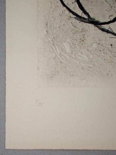 François FIEDLER - Neige, 1970 - Gravure originale, Signée et numérotée 2