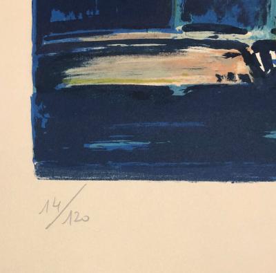 Pierre DOUTRELEAU - New York, 1972,  Lithographie originale signée numérotée 2