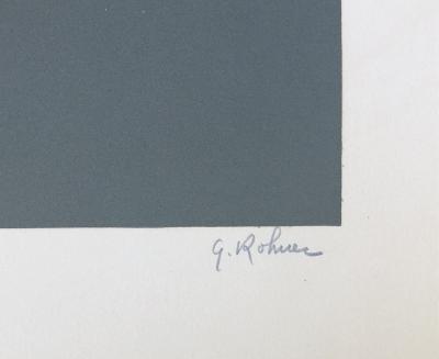 Georges ROHNER - Nature morte au citron, 1972 - Lithographie signée au crayon 2