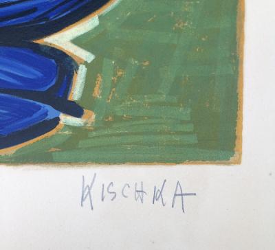 Isis KISCHKA - Nature morte aux fruits, 1972 - Lithographie signée au crayon 2