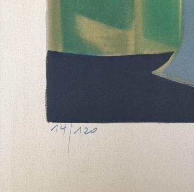 Camille HILAIRE - Nu assis, 1972 - Lithographie signée au crayon 2