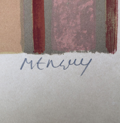 Frederic MENGUY - Intimité, 1972  - Lithographie originale signée au crayon 2