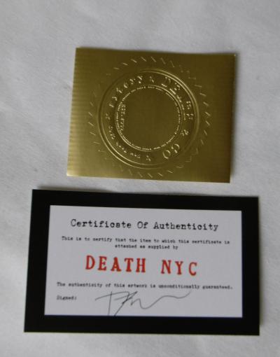 Death NYC - Death Mask, 2019 - Sérigraphie signée 2
