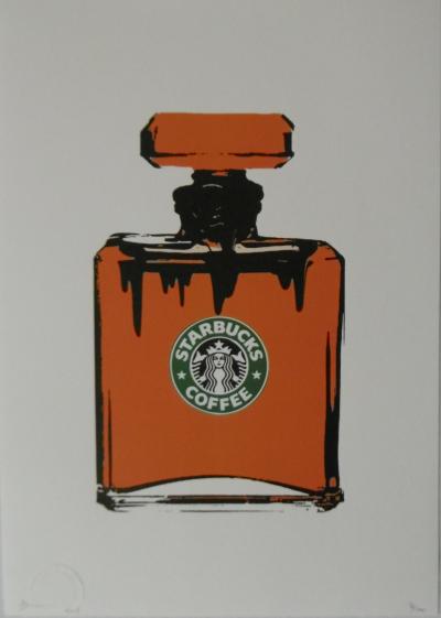 Death NYC - Death Starbuck Parfum , 2019 - Sérigraphie signée 2