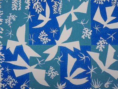 Henri MATISSE (d’après) : Colombes dans le ciel - Sérigraphie signée 2