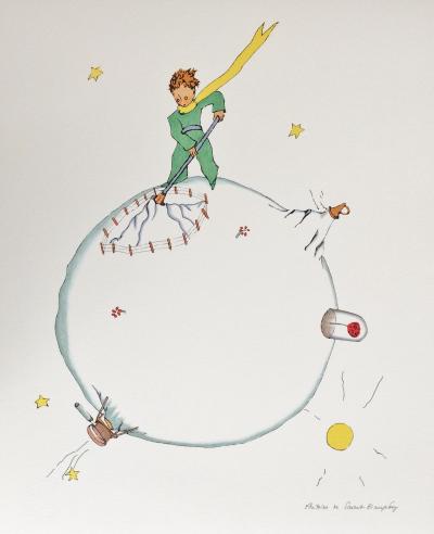 Antoine de SAINT-EXUPERY (d’après) - Le Petit Prince, lot de 4 lithographies signées 2