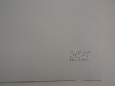 Gustav KLIMT (after) - Woman waking up, 1919, signed lithograph 2