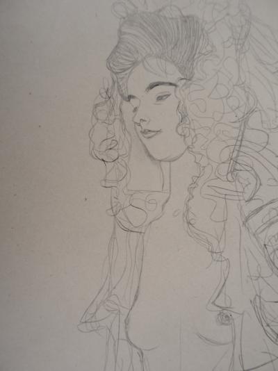 Gustav KLIMT (d’après) : Nu fantasque - lithographie signée, 1919 2