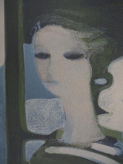 André Minaux : Sandra, Lithographie originale, 1964 2