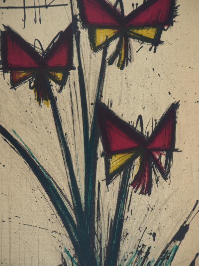 Bernard BUFFET - Les Pensées - Lithographie originale signée 2