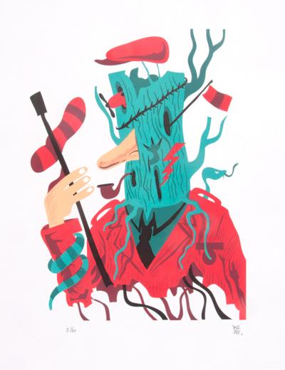 MISTER PEE - Vieille branche, Lithographie signée au crayon 2