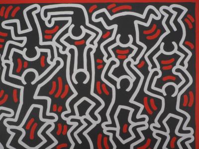 Keith HARING : Les acrobates - Sérigraphie Signée et numérotée 2