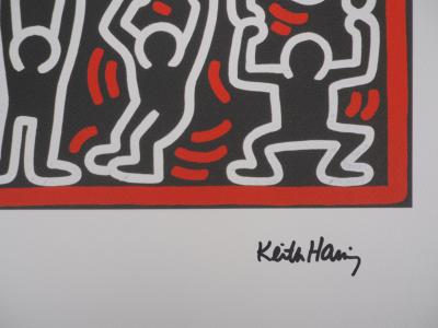 Keith HARING : Les acrobates - Sérigraphie Signée et numérotée 2