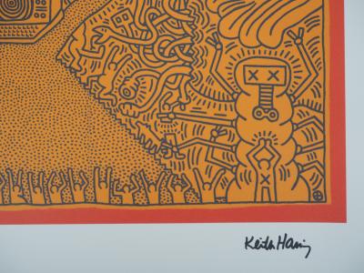 Keith HARING : Futurisme - Sérigraphie Signée et numérotée 2