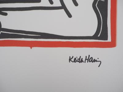 Keith HARING : Autoportrait en sphinx - Sérigraphie Signée et numérotée 2