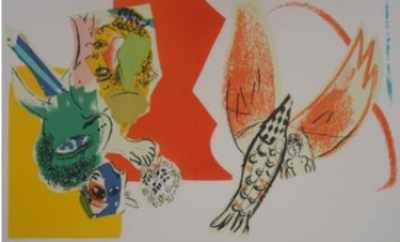 Marc CHAGALL - Rêve de Cirque, 1966 - Lithographie originale 2