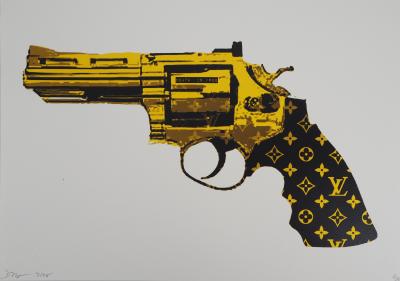 Death NYC - Yellow Gun, 2018  - Sérigraphie signée au crayon 2