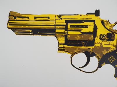 Death NYC - Yellow Gun, 2018  - Sérigraphie signée au crayon 2