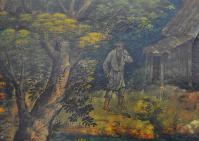 Russie - Grande boite laquée, XXe siècle 2