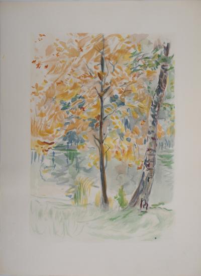 Berthe MORISOT (d’après) : Automne, 1946  - Lithographie, Signée 2