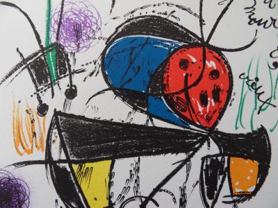 Joan MIRO : Pour Fernand Mourlot, 1978, Lithographie originale signée 2