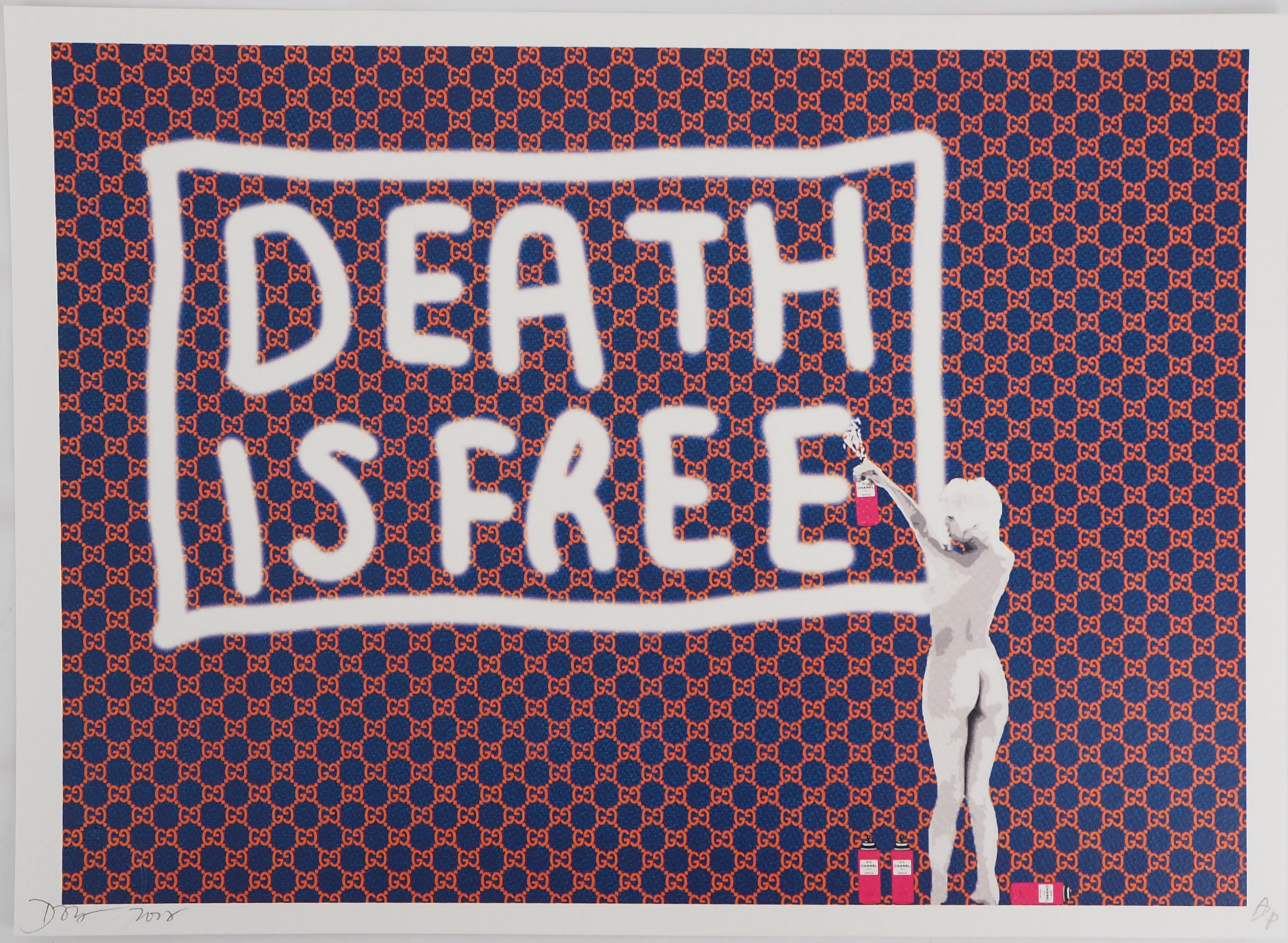 Death NYC Death can, 2018 Sérigraphie originale signée Street Art