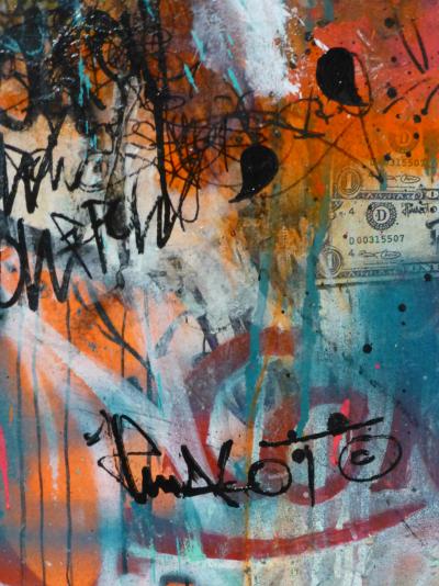 JP Malot - Pow ! Crime Time, 2014 - Technique mixte sur toile 2
