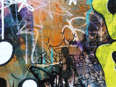 JP Malot - Pow ! Crime Time, 2014 - Technique mixte sur toile 2