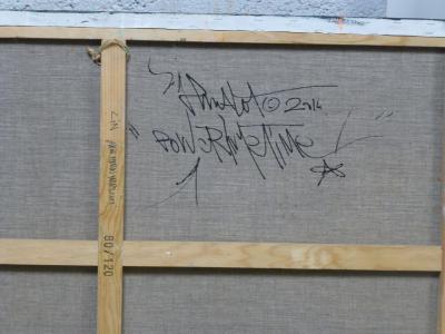 JP Malot - Pow ! Crime Time, 2014 - Technique mixte sur toile 2