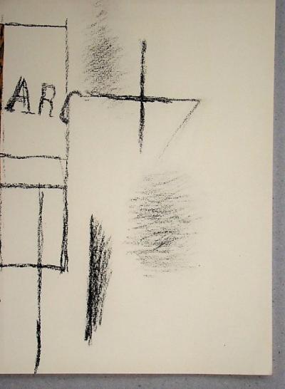 Georges BRAQUE (after) - La bouteiile de Marc, 1956 - Lithograph with stencil coloring 2
