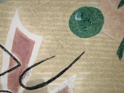 Henri GOETZ - Composition, 1975 - Handsigned etching with carborundum 2