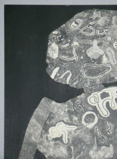Jean DUBUFFET (d’après) - Personnage, 1956 - Pochoir 2