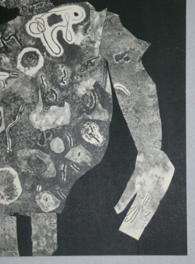 Jean DUBUFFET (d’après) - Personnage, 1956 - Pochoir 2