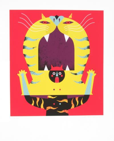 Camilla FALSINI - Tigre, tirage original pigmentaire signé 2