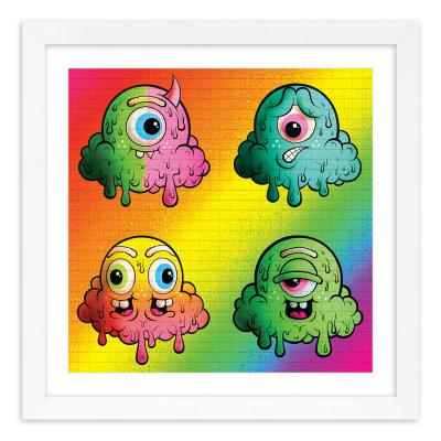 BUFF MONSTER - Motley Rainbow, 2019, Impression d’art signé 2