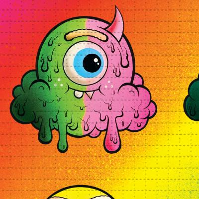 BUFF MONSTER - Motley Rainbow, 2019, Impression d’art signé 2