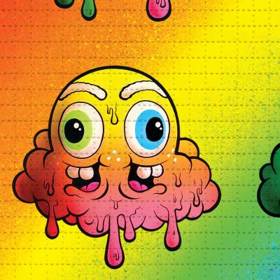 BUFF MONSTER - Motley Rainbow, 2019, Impression d’art signé 2