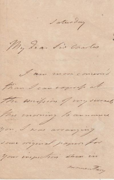 William SIDNEY SMITH - Lettre autographe signée sur NAPOLEON BONAPARTE 2